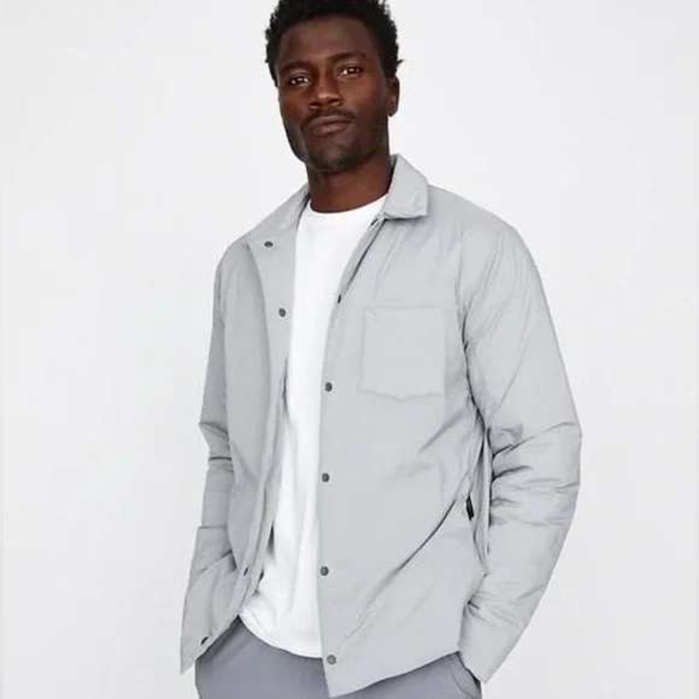 NWT Hill City Thermal Light Shirt Jacket‎ Men's Size XXL Grey